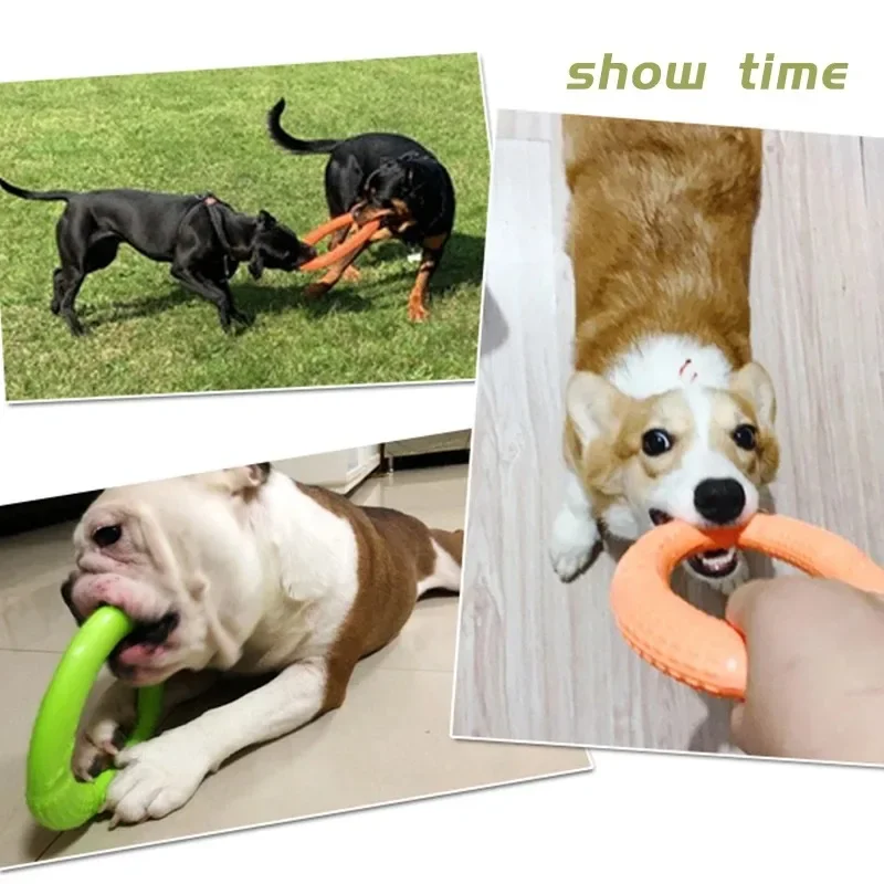 Floating Water Dog Toys Pet Flying Disk Training Ring Interactive Toy Puller Resistant Aggressive Chewing for Small Medium Dogs image 2