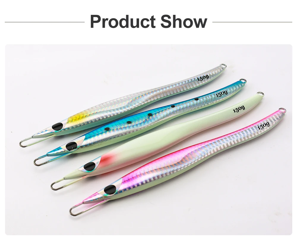 JIGGING PRO G2 Nadel-Vertikal-Metalljig 60g-250g Schnell Sinkender Salzwasser-Köder für Tiefsee-Thunfisch, Bernsteinmakrele, Königsfisch Vertikal-Jig – Detail 9