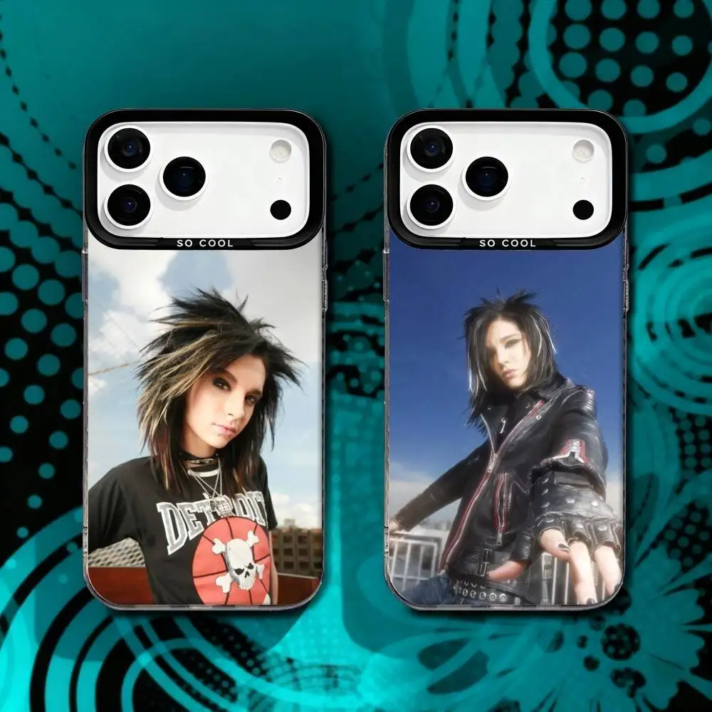 

COOL T-Tokio Hotel Bill Kaulitz Phone Case For iPhone 17,16,15,14,13,12,X,8,Pro,Max,Plus,SE4,Air,Mini Black Matte Durable Hard