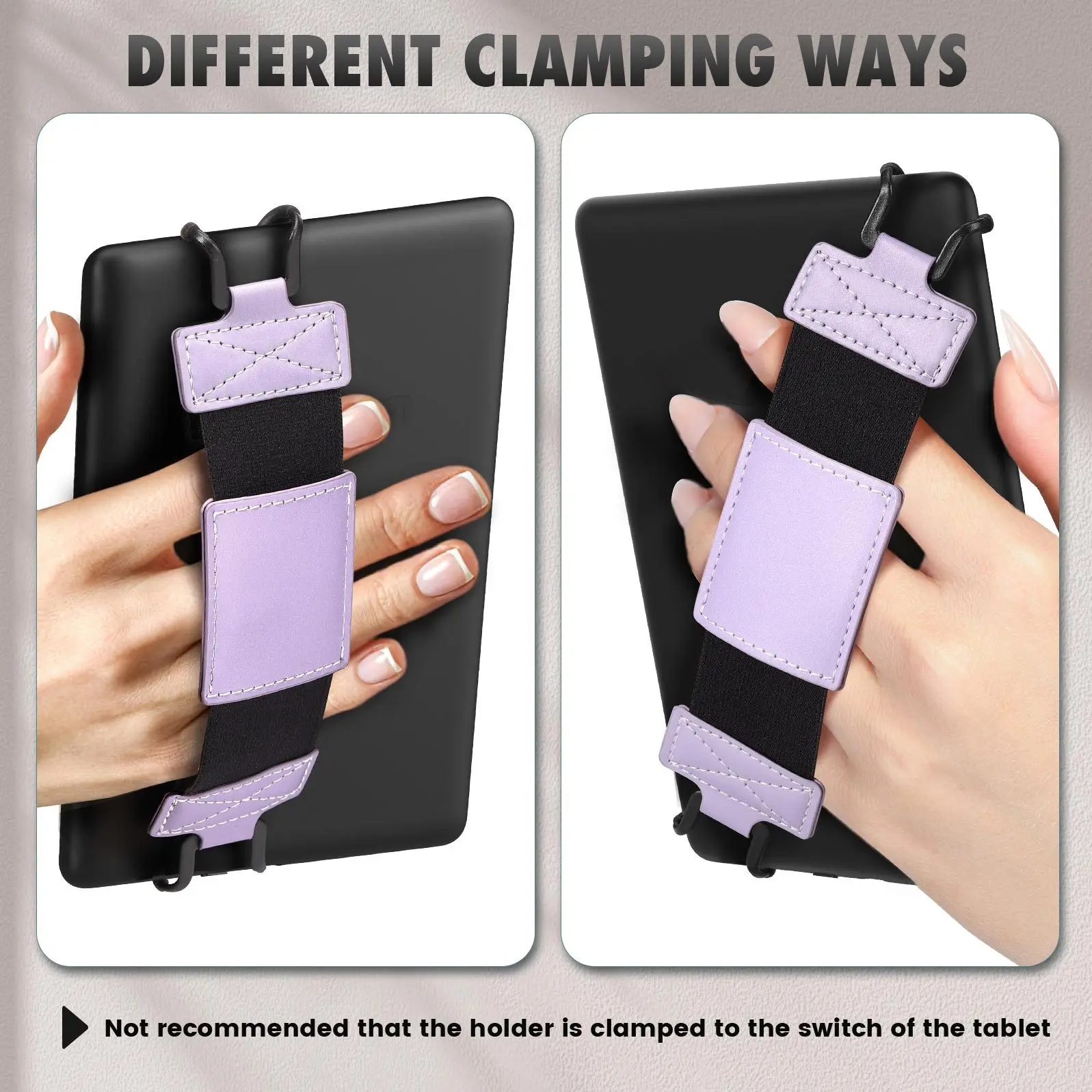 حزام يد ناعم لجهاز Kindle EReaders Fire Tablet مقاس 6-8 بوصات - Kindle/Kobo/Voyaga/Lenovo/Sony Kindle E-Book Tablet