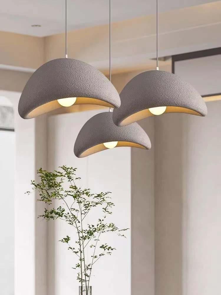 

E27 Nordic Art Ресторан Вешалка Lounge Drop Креативный минималистский дизайнерский дом ручной работы Японский стиль ваби-саби Освещение