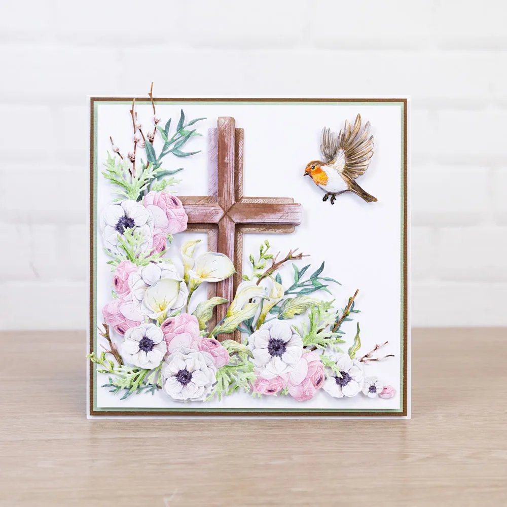 الحب السلام الأمل زهرة قطع يموت سجل القصاصات مذكرات الديكور الاستنسل النقش قالب DIY بها بنفسك بطاقات المعايدة اليدوية 2025 جديد