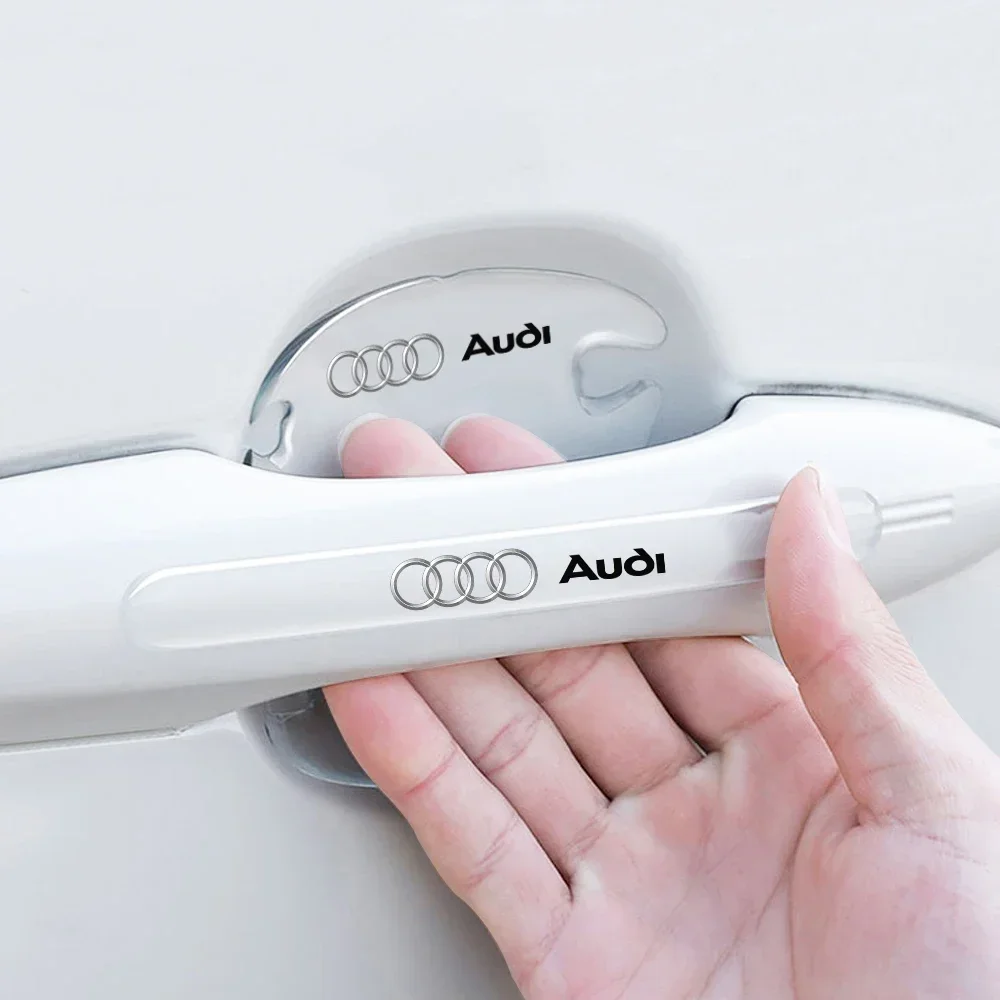 لأودي A4 B5 B6 A3 8P 8V 8L A5 A6 C6 C5 A1 A7 A8 Q2 Q3 TT باب السيارة حافة المضادة للخدش الاصطدام حماية قطاع ملصقات #1