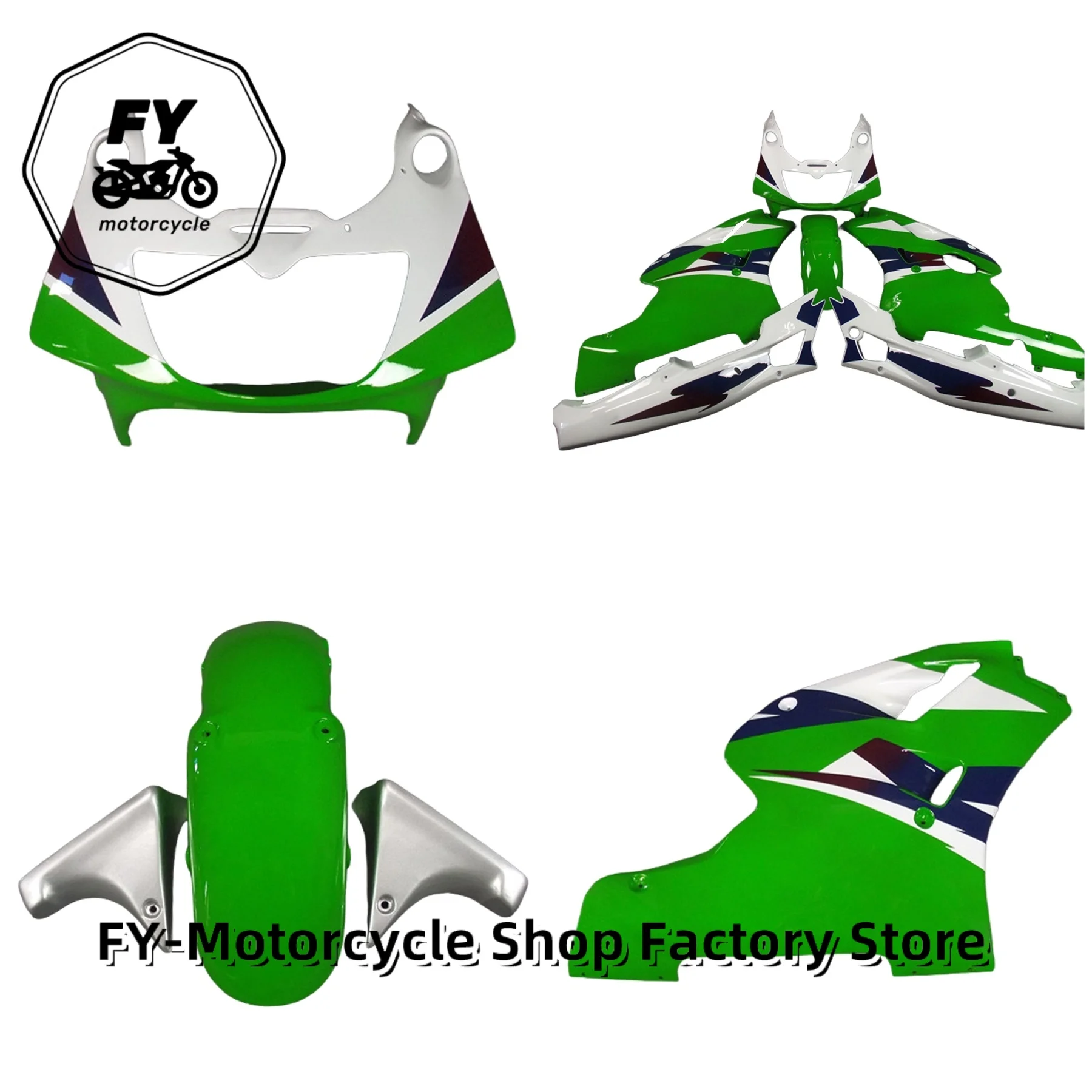 Motorcycle ABS Full Fairing Kit Suit For ZXR-400 1991-1996 Complete Body Panels Retro Supersport Custom Paint Ready Fairings