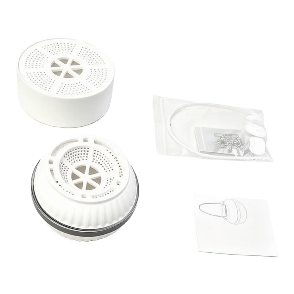 Bathtub Hanging Water Filter Purifier with for 2 Spare Cartridges for Home Spa Bath Bath Use 0-55C Temperature Range ABS