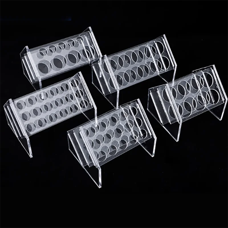 Plexiglass oblique centrifugal tube rack 10ml 15ml 50ml 6-hole 8-hole 18-hole centrifugal tube oblique frame