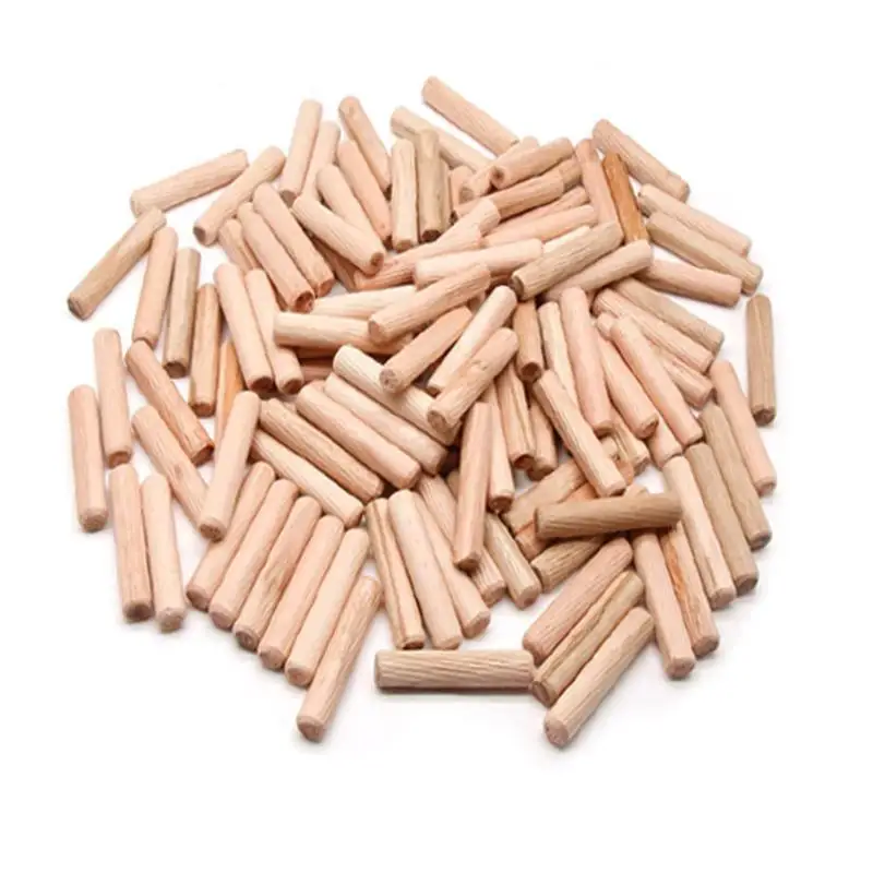 50/100 Stück Korknadeln, geriffelte Nadelbolzen, Holzdübel, Holzstifte, abgeschrägte Holzstifte für Holzarbeiten, Holzstifte für Schubladen, Holznägel, 4–12 mm. – Detail 3