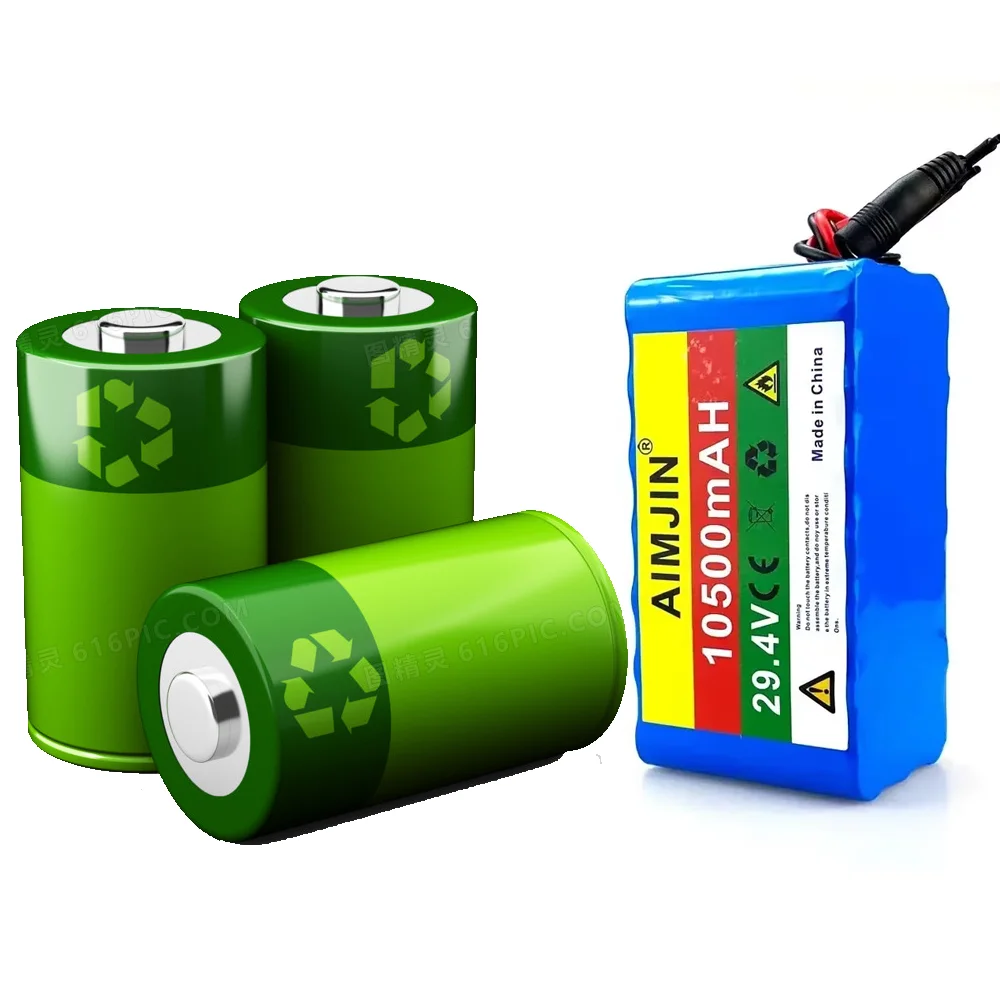 

7s3p 18650 battery lithium battery 29.4v 24V 10500mAh Electric Bicycle Moped electric Lithium ion Battery pack + 2A Charger