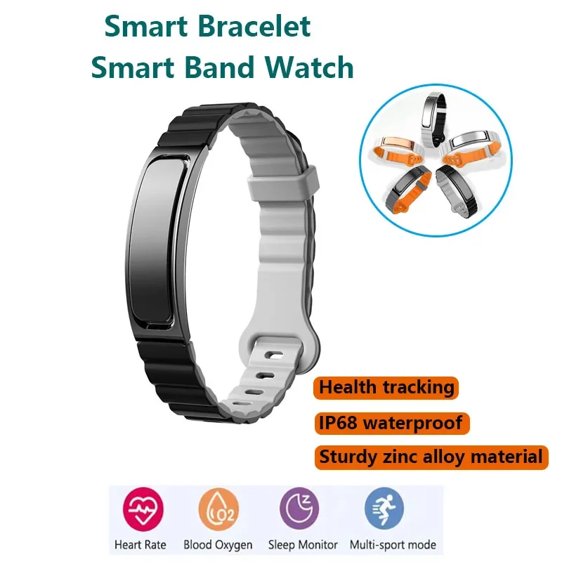 

Смарт-браслет, спортивный трекер здоровья, умный браслет, пульс, кислород в крови, мониторинг сна, шагомер, умные часы без экрана