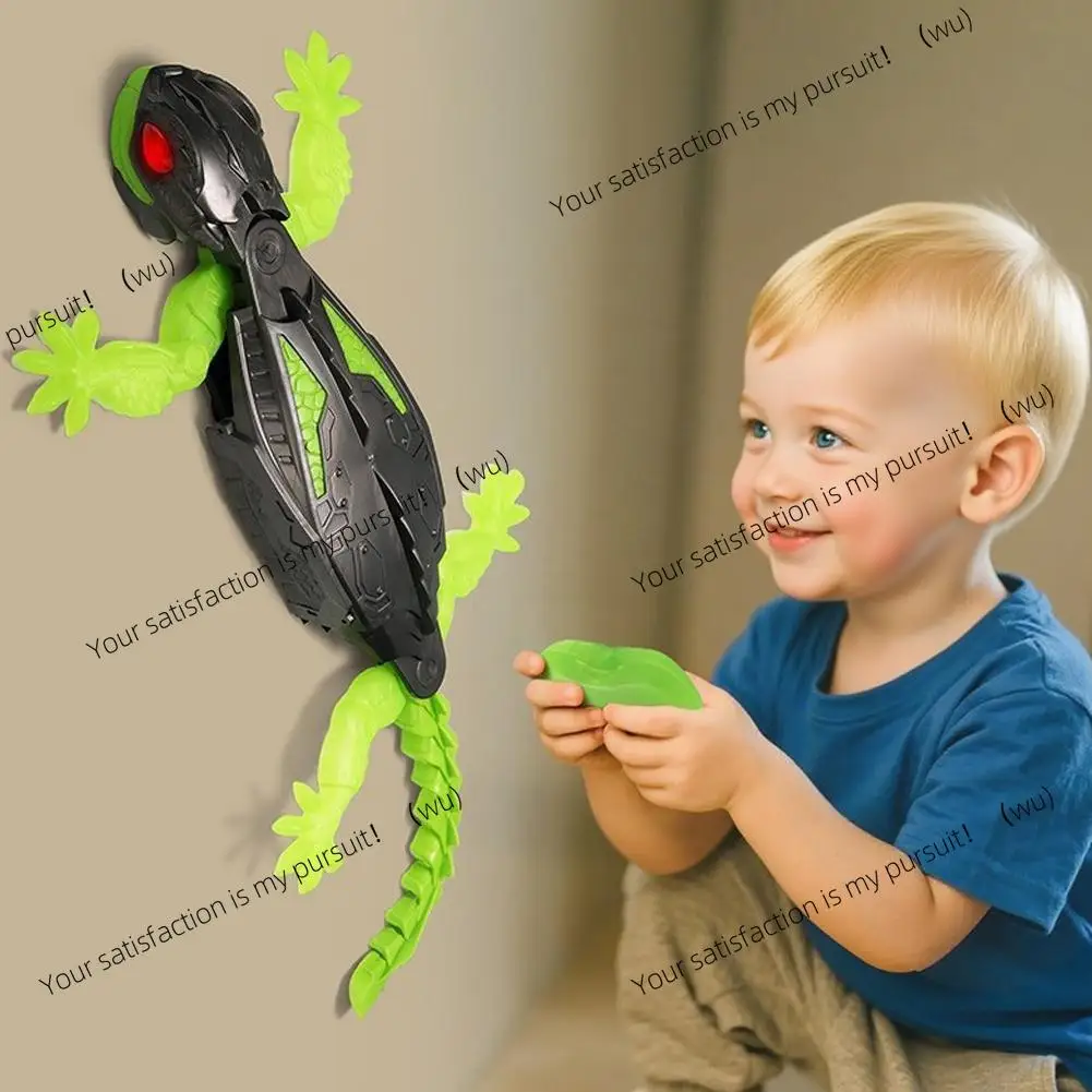 Remote Control Wall Climbing Gecko Robot  Climbing Toy For Kids, Rechargeable Remote Control Toys Birthday Novelty Gift