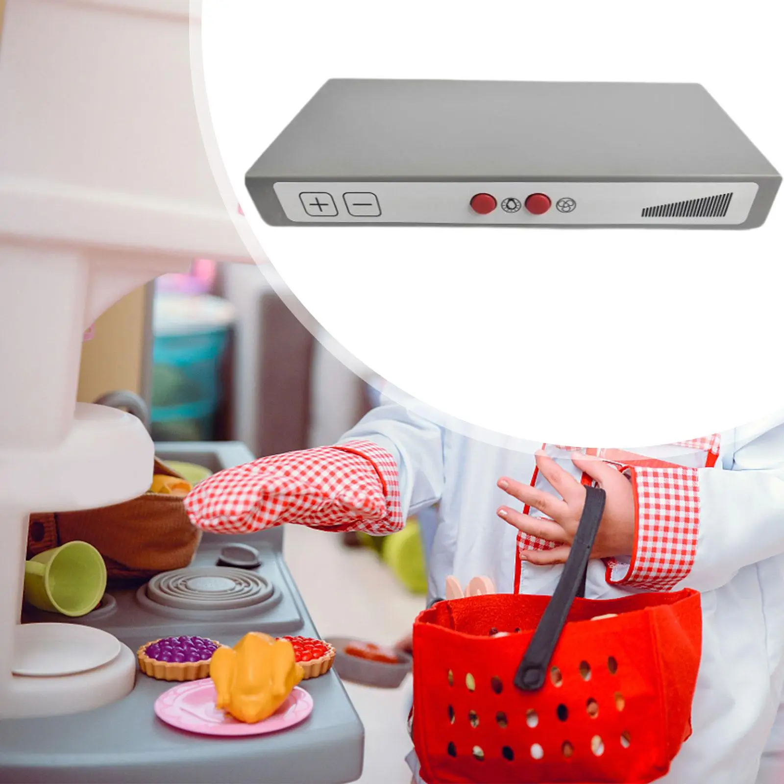 Kinderen Fantasiespel Keukenafzuigkap 10,2x4,3x1,4inch Accessoire Lichtgewicht met