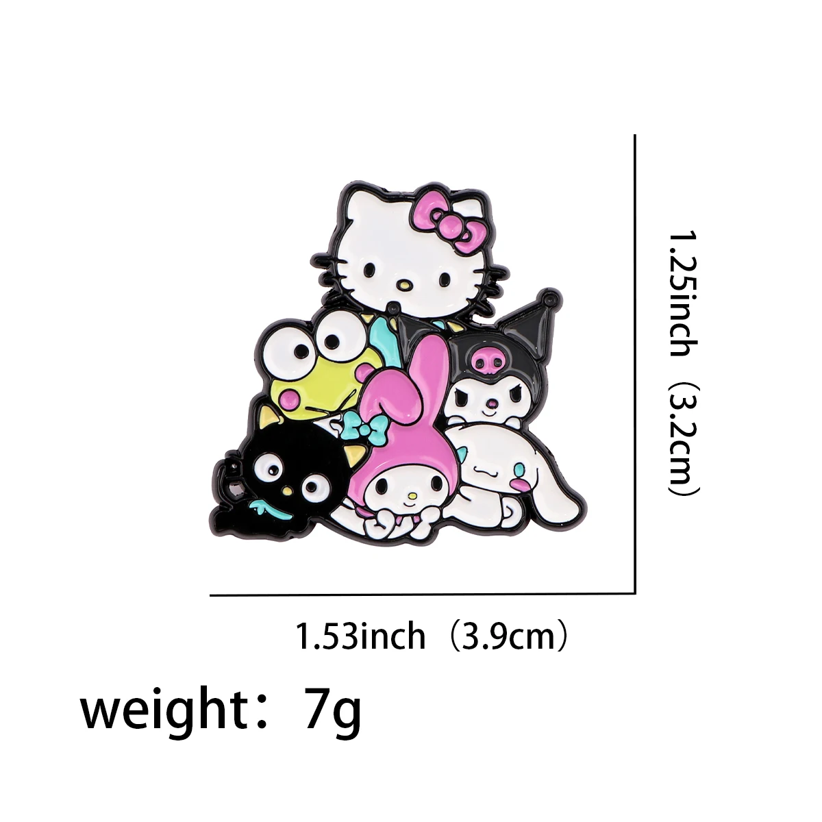 Kawaii Kitty Angle Enamel Pins Iron Brooches For Clothing Backpack DIY Cartoon Lapel Badges Fashion Jewelry Accessories Gifts