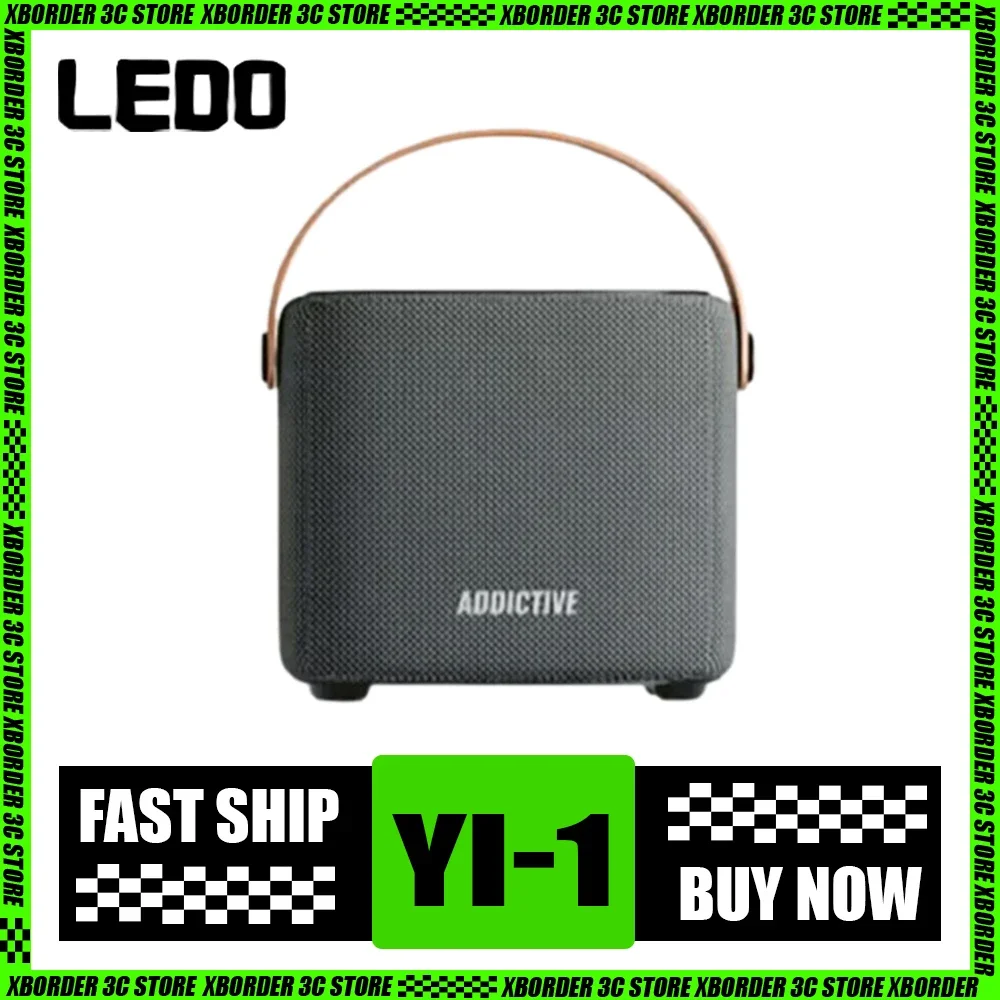 

LEDO YI-1 Беспроводной Bluetooth-динамик Высокое качество звука Открытый портативный мини-колонки Длительный срок службы батареи Атмосферное освещение Подарки