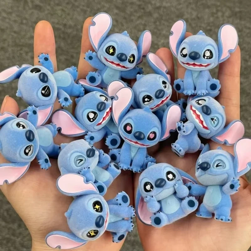 

Genuine Disney Stitch Fluffy Series Blind Bag Cute Stitch Mini Beans Mystery Box Desk Decor Kawaii Collectible Gifts For Kids