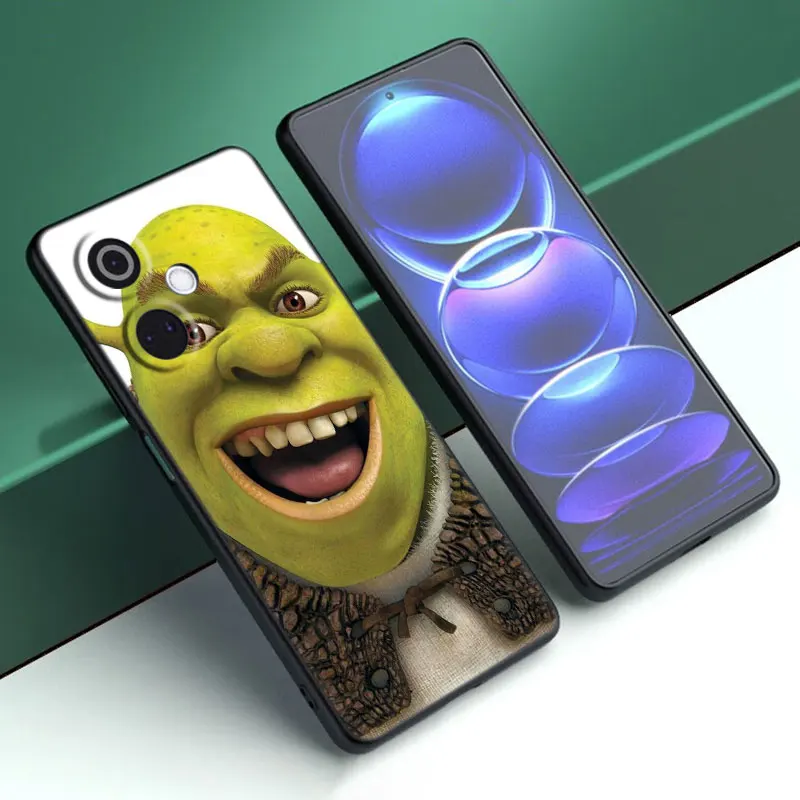 Cartoon Movie S-Shrek Cartoon Cover Black Phone Case For OnePlus Nord CE3 Lite 3 12 11 2T N30 CE2 N300 N200 10 9RT ACE 2V Pro 5G