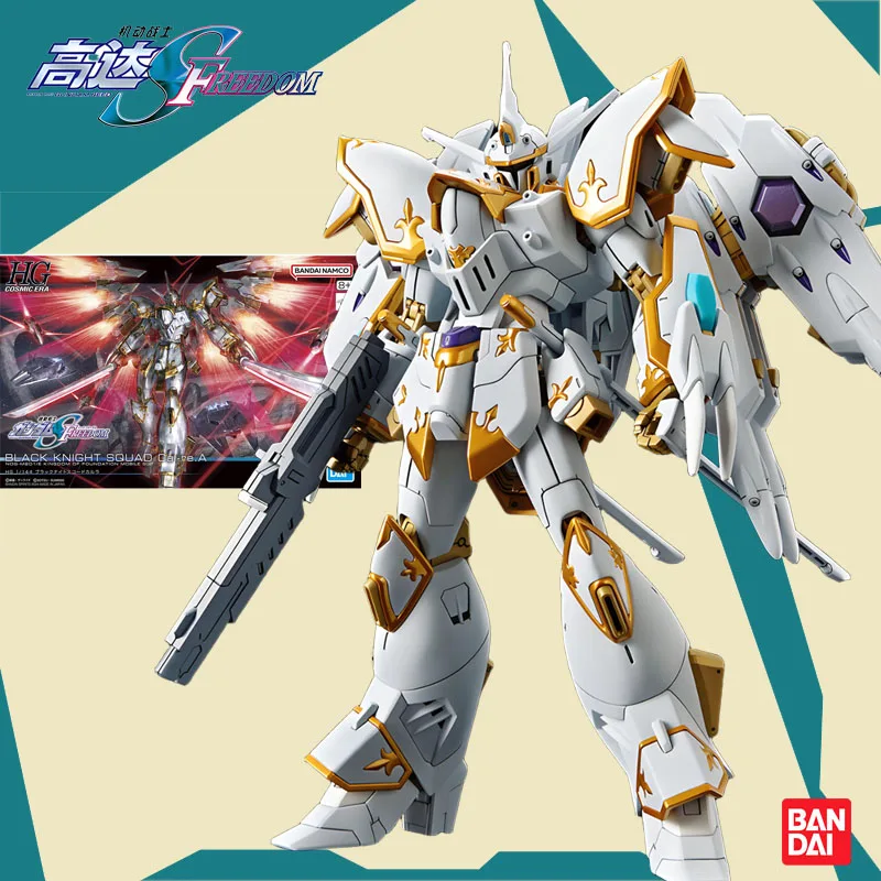 

Bandai HG 1/144 BLACK KNIGHT SQUAD CA-RE. A GUNDAM NOG-M2D1/E KINGDOM Anime Action Figure Assembly Model Toys Boys Girls Kids