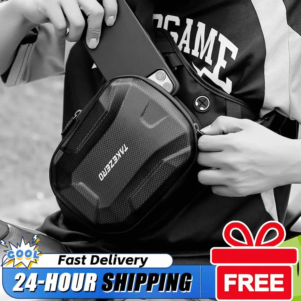 

Мотоциклетная сумка на бедро, регулируемая поясная сумка для активного отдыха, большая вместительная мотоциклетная сумка на ногу для спорта и поездок на мотоцикле