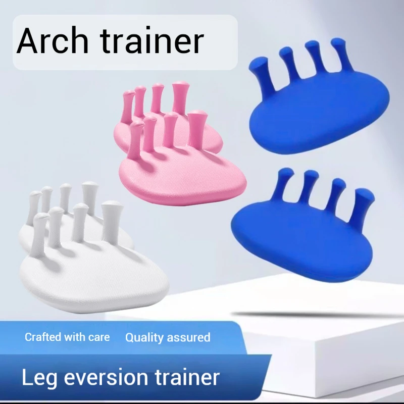 2 pezzi arco plantare trainer fitness gamba dita dei piedi funzione plantare ginnico pollice valgo correttore puntali glutei arco trainer