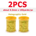 2 Piezas Holo Gold