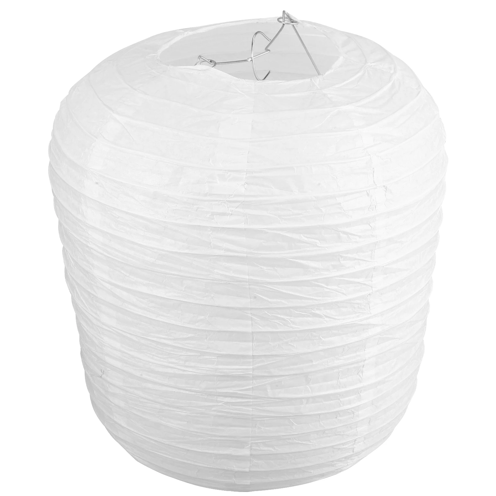 

Paper Lantern Shade for DIY Painting White Decorative Home Festive Hanging Foldable Paper Lamp Cover Party Decorations