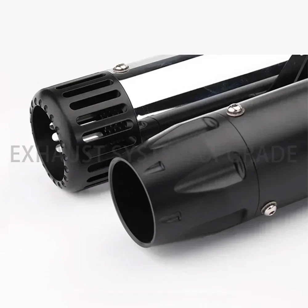 For Harley-Davidson Silp Motorcycle Muffler Exhaust Pipe Retro Sportster Modified Echappement Moto Vertical Back Pressure Case