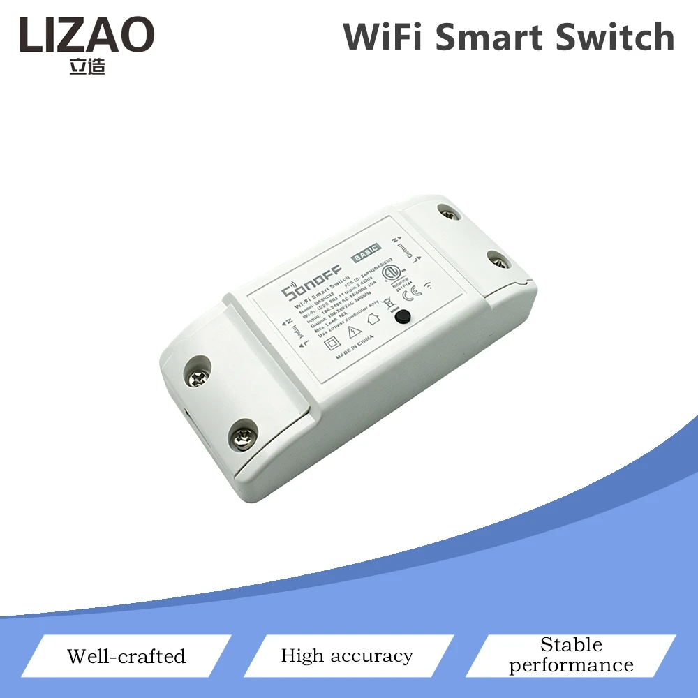 WiFi Smart Switch Basic Remote Control DIY Smart Home Relay Module APP Voice Timer Control Wireless Light Switch