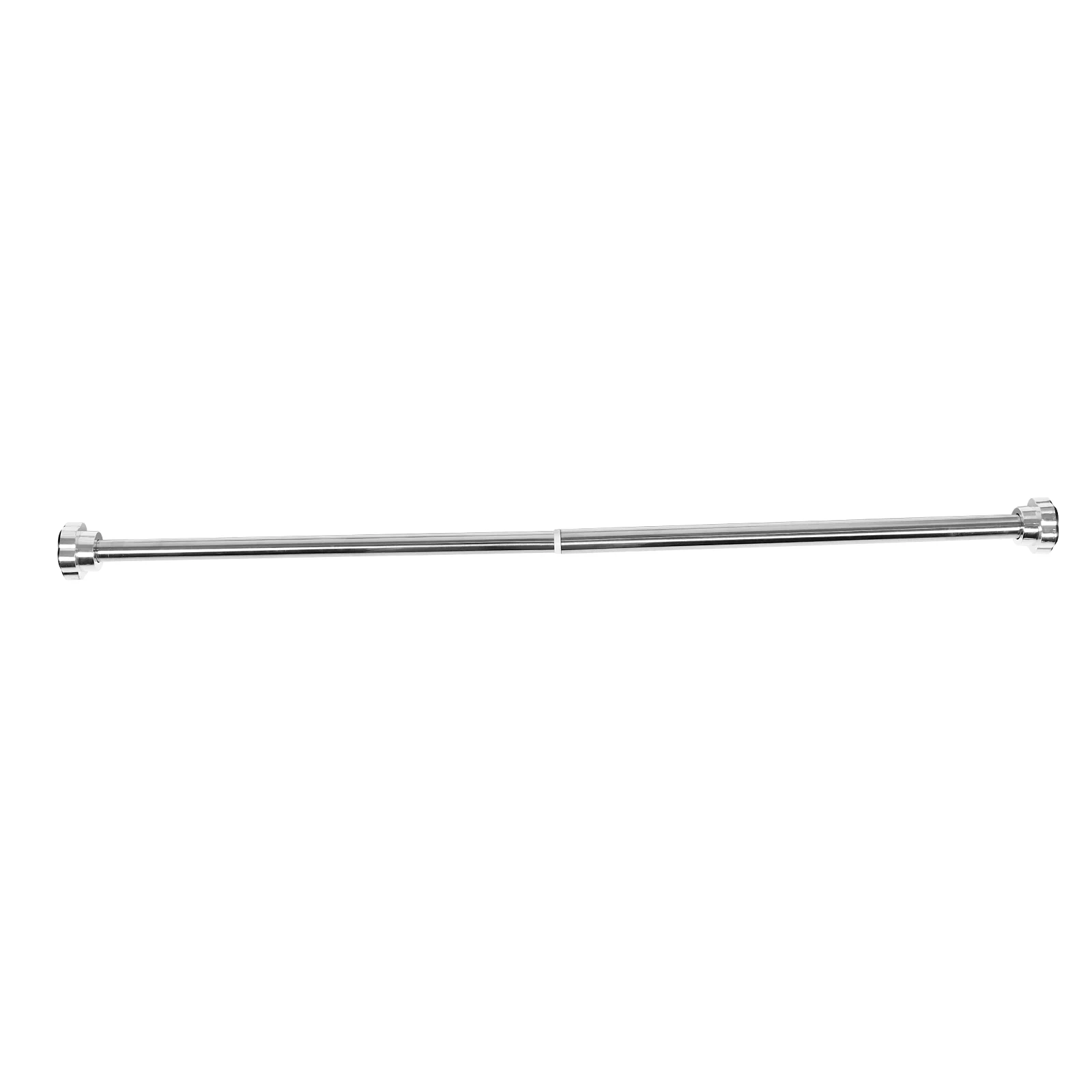 

Shower Curtain Rod Adjustable Outdoor Silver Stainless Steel Heavy Duty Tension