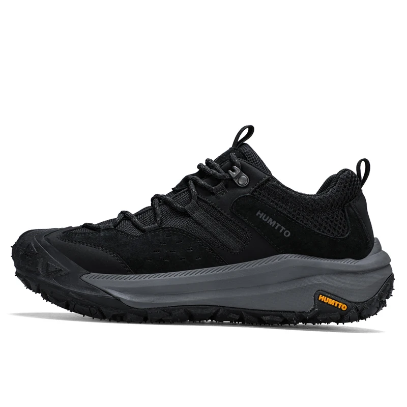 HUMTTO-Chaussures de randonnée en cuir pour homme, baskets d\'extérieur, de sport, de marche, de sécurité, respirantes