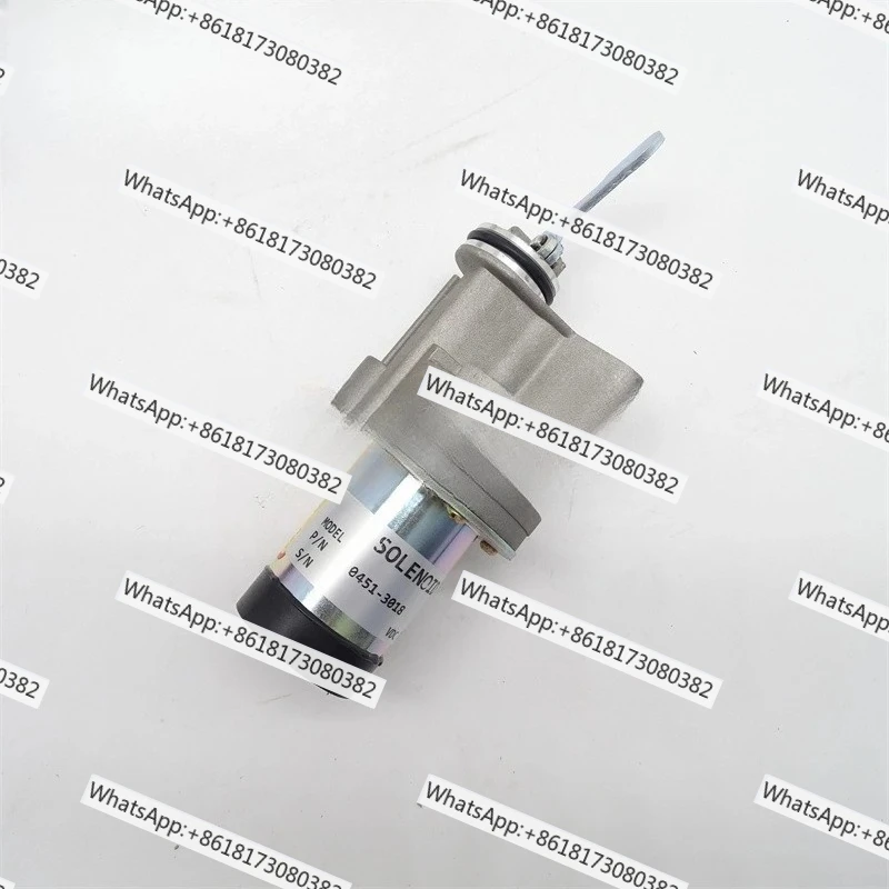 

0451-3018 Excavator Road Engine 12V 24V Fuel Cut Off Solenoid Valve Parts