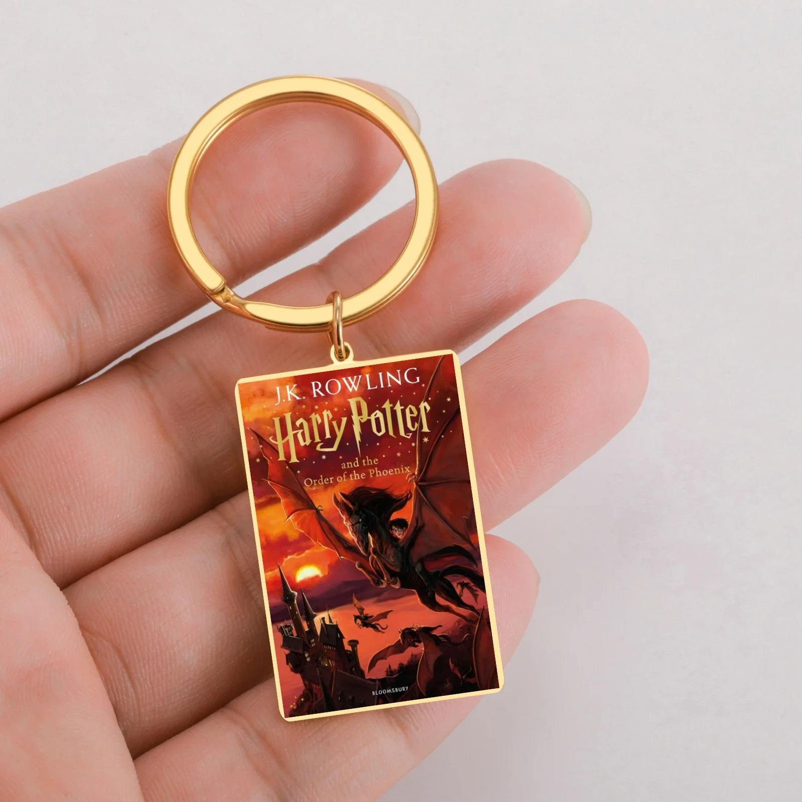 Porte-clés de couverture de livre personnalisé, image personnalisée pour les amateurs de livres, breloque de sac de livre personnalisée, transportez vos souvenirs partout