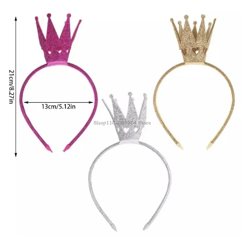 Tiaras cintilante Tiaras Festival Hair Acessório para mulheres e meninas
