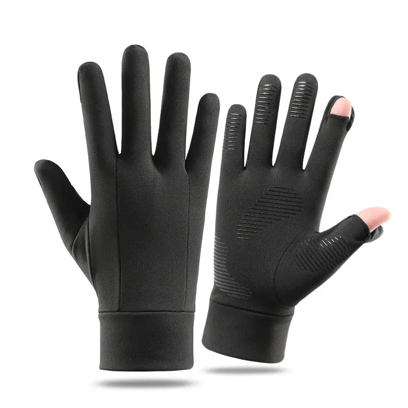 

Riding Gloves Outdoor Cycling Warmth Anti Slip Waterproof Flipping Finger Touch Screen Skiing luva Warmth Windproof Gloves