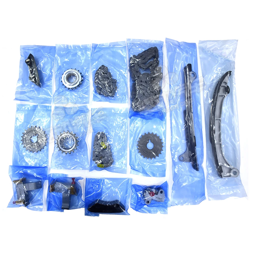 Zestaw naprawczy rozrządu, łańcuch rozrządu, akcesoria, 14 sztuk do Toyota Prado 4.0L 1GR