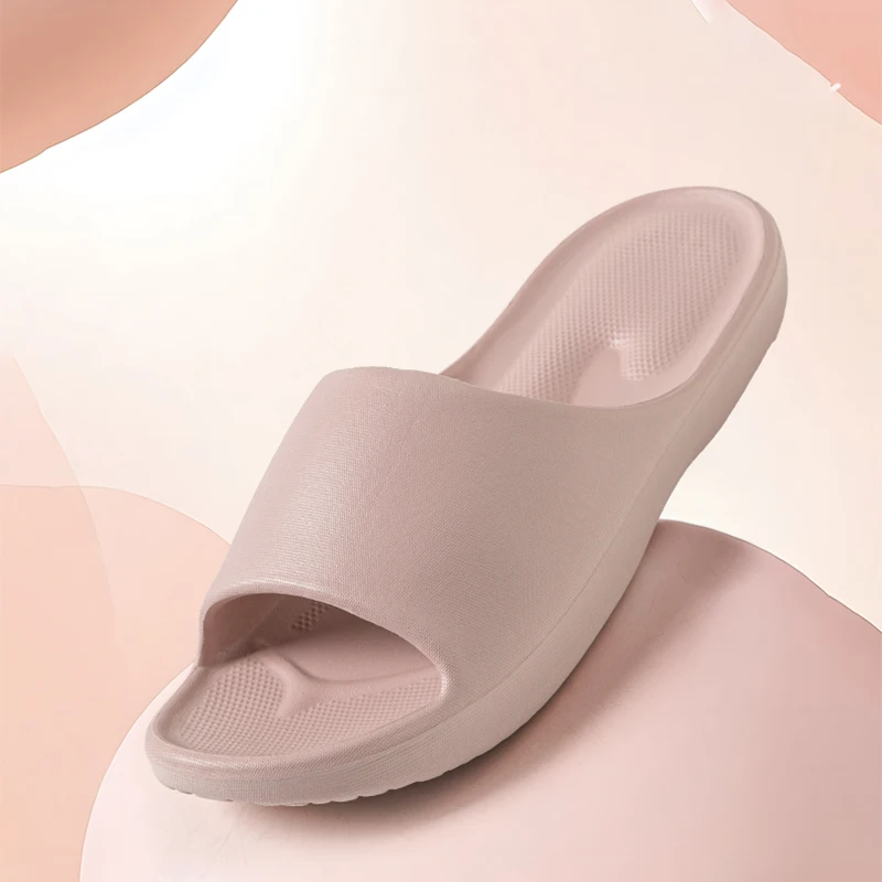 Couples Comfortable Arch Support Massage Slippers Woman Soft Soles Eva Cloud House Slippers 2026 Summer Non-Slip Platform Slides - view 3