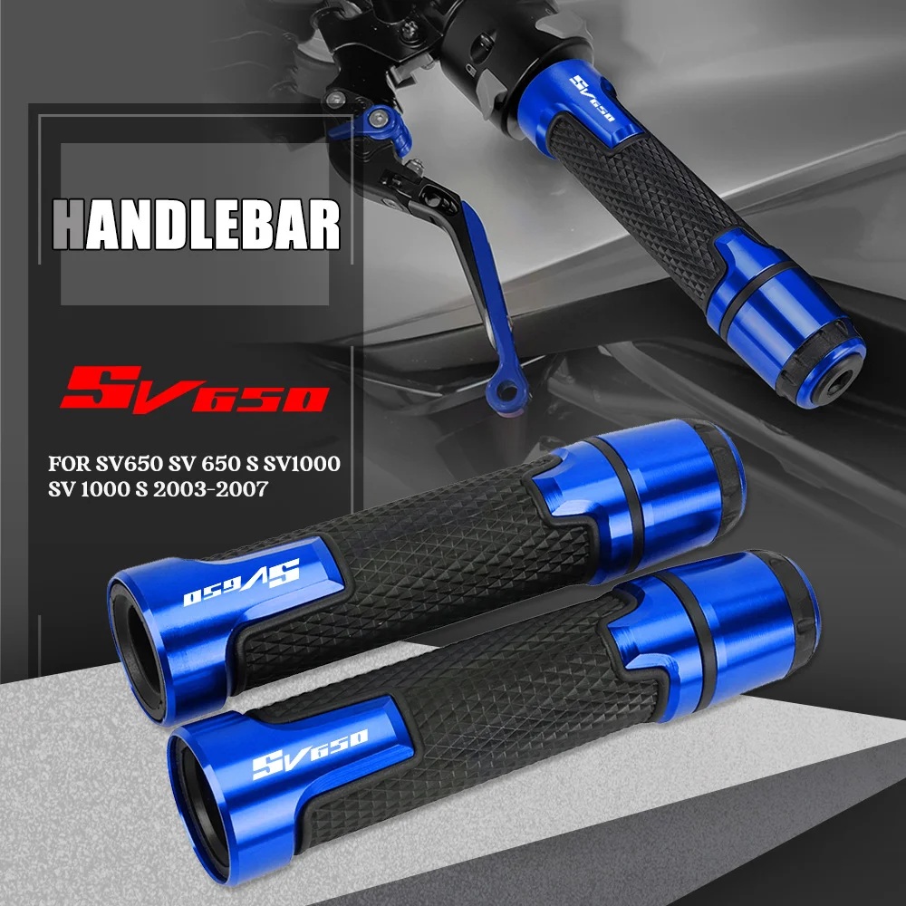 Motorcycle CNC Aluminum Handlebar Grips Hand Grips Ends 7/8