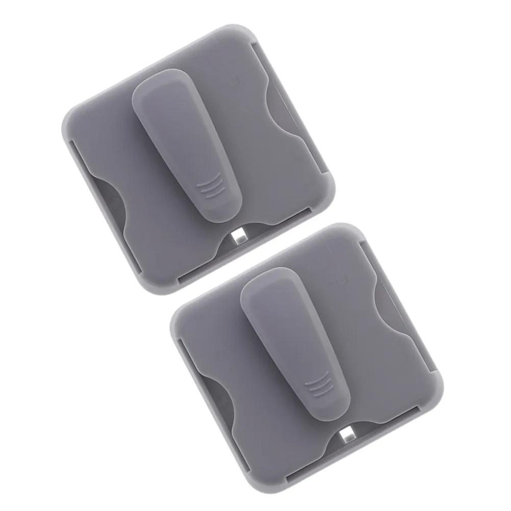 2Pcs Car Card Holder Visor Organizer Clips for Parking Cards Fuel Cards Sunglasses Eyeglasses Clutter Free Plastic Mount Tool