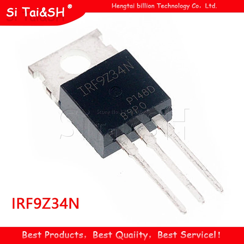 10pcs/lot IRF9Z34N IRF9Z34 IRF9Z34NPBF MOSFET MOSFT PCh -55V -17A 100mOhm 23.3nC TO-220 new original