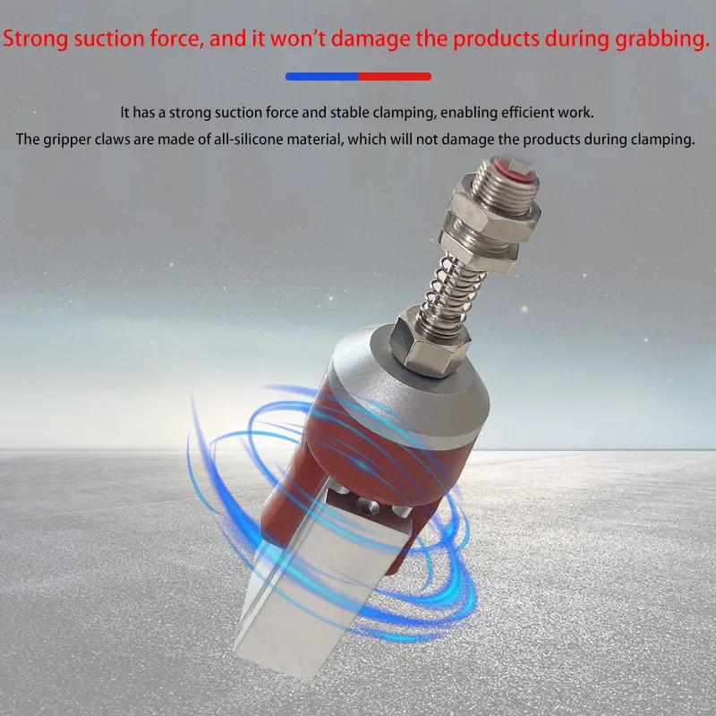 Flexible Gripper Fixture Pneumatic Vacuum Suction Cup Mechanical Arm Accessories