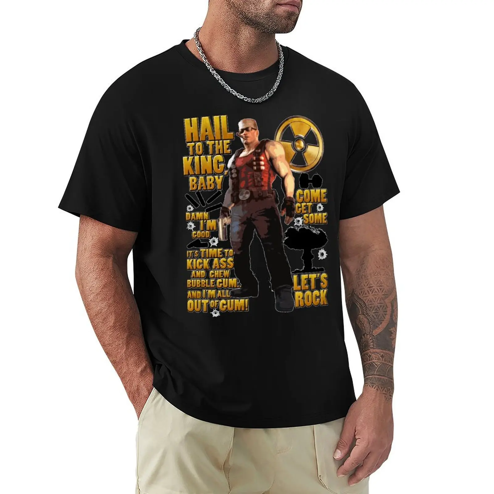 

Duke Nukem T-Shirt Funny t-shirts blacks sports fans plain white t shirts men