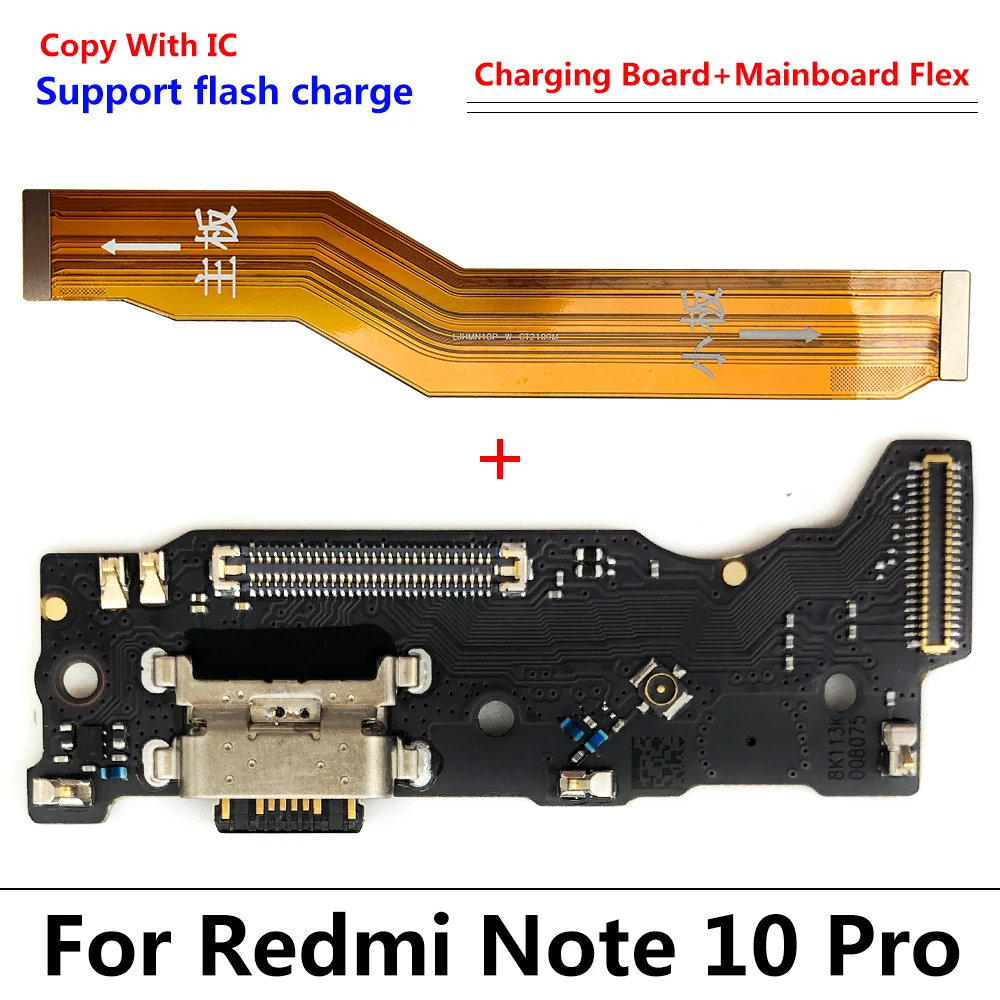 Neue USB-Lade Port Dock Board Connector Wichtigsten FPC Motherboard Flex Kabel Für Redmi Hinweis 7 8 9 10 Pro 9 10S 11 4G5G Schnelle Ladung