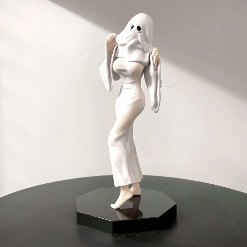 

Девушка-призрак, аниме-фигурка, тема Хэллоуина, настольная книжная полка, украшение для корпуса компьютера, популярная игрушка для косплея для компьютерных игр