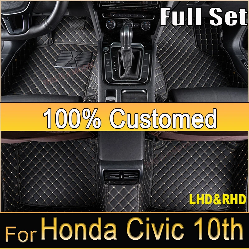 

Коврики автомобильные для Honda Civic 10, 2021, 2020, 2019, 2018, 2017, 2016