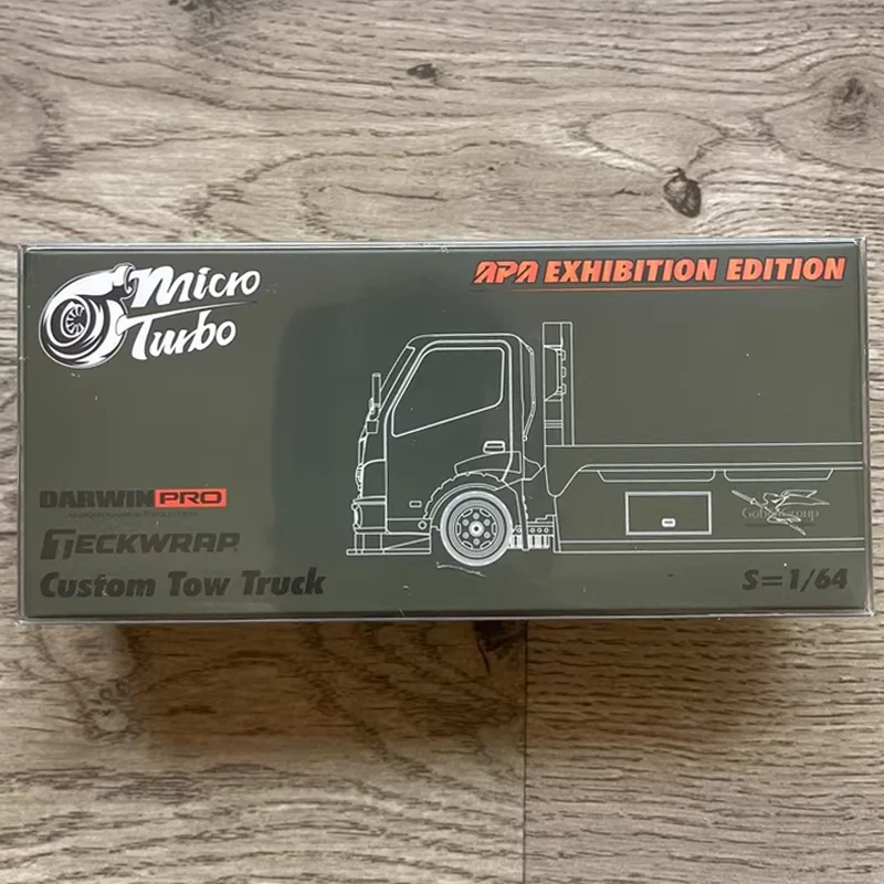 Micro Turbo 1/64 DarwinPRO TECKWRAP Custom Sleepwagen APAxpo Legering Motorvoertuig Speelgoed spuitgieten Metalen Model Collectie Jongen Geschenken