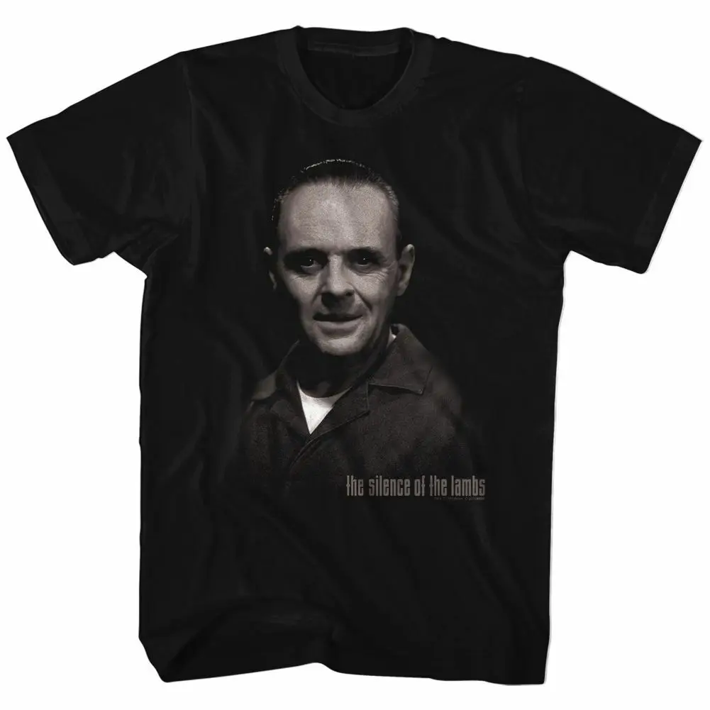 Silence Of The Lambs H Lecter Black Adult T Shirt