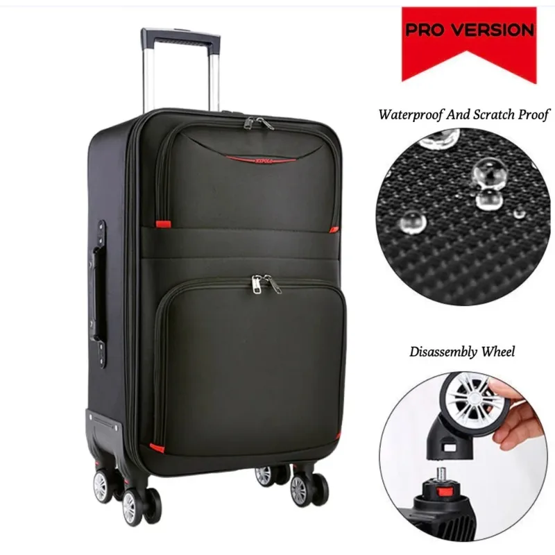 New Large Capacity Durable Luggage Sets Oxford Suitcase Women Man Carry-On Boarding Travel 20/22/24/26/28