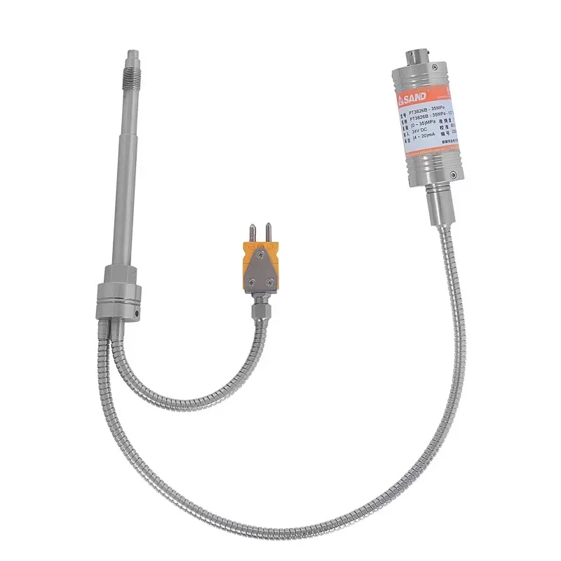 Meltblown extruder pressure sensing high temperature melt pressure sensor temperature and pressure integrated
