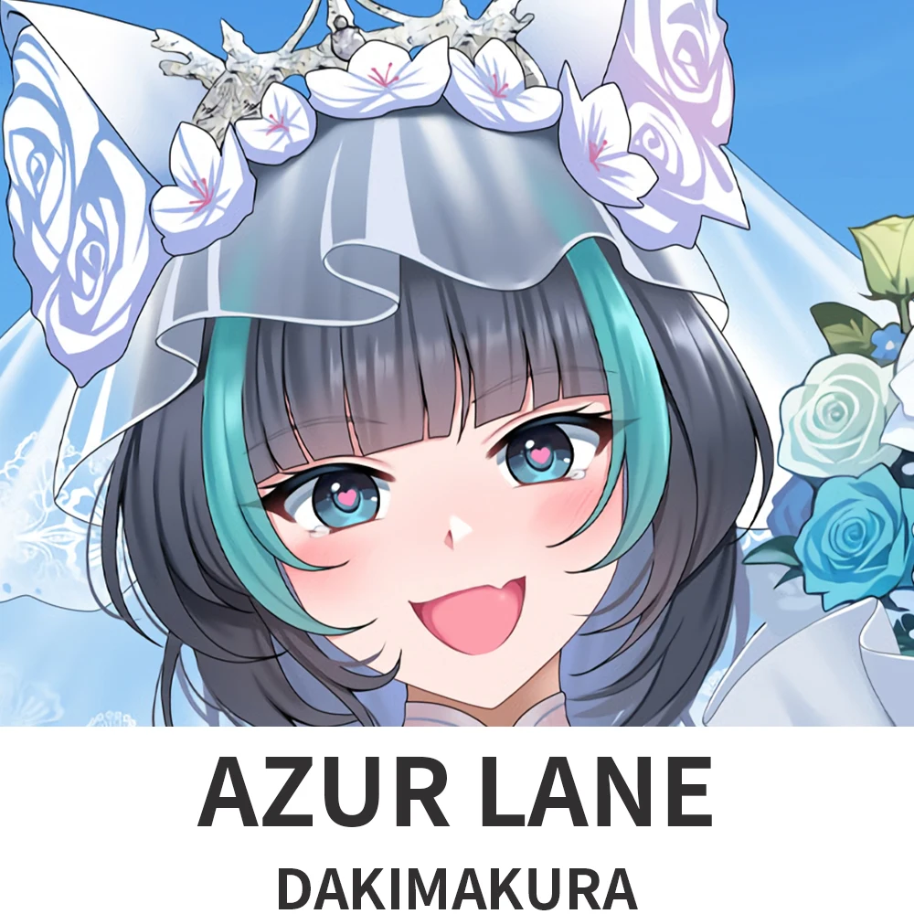 

Чеширский Azur Lane Dakimakura 2WAY обнимающая наволочка для тела аниме наволочка