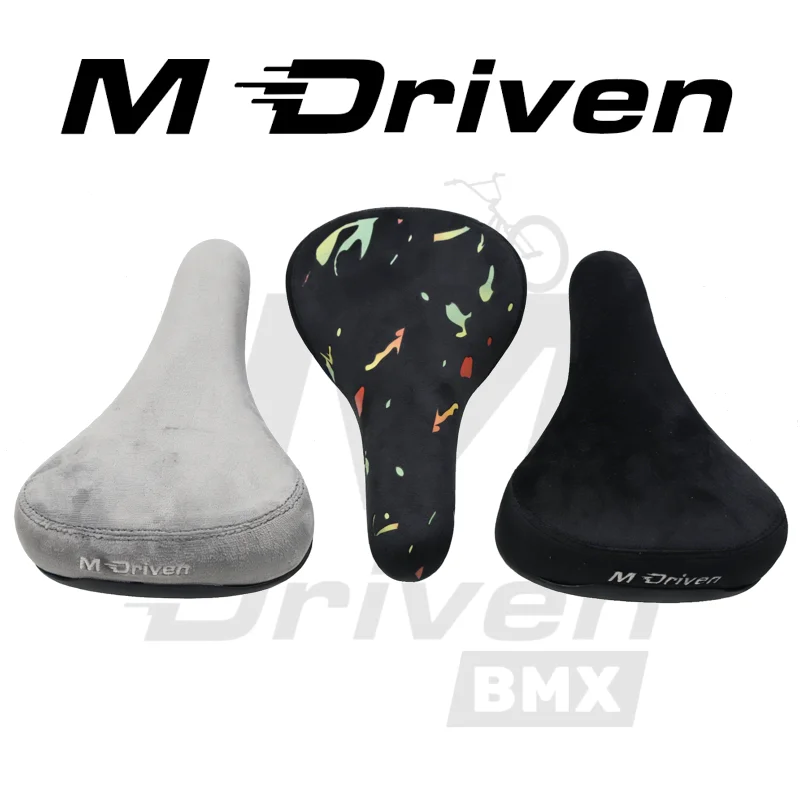 M Driven BMX-Sattel Professioneller BMX Freestyle-Sattel Breiter Verdickter Doppelschienen-Flanell-Sattel für Hochintensives Fahren – Detail 12