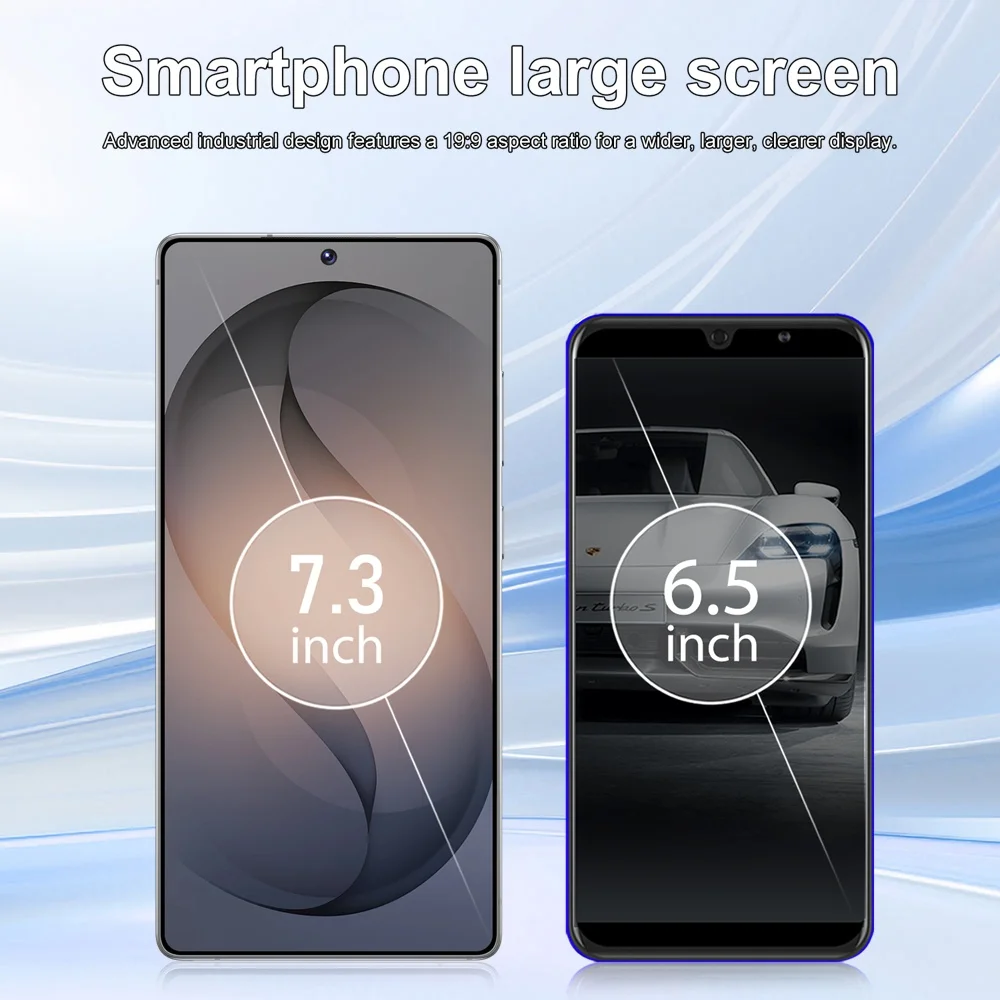 CHOTOG New Cell Phone C26 Ultra Smartphone Android 15 5G 7.3 HD Mobile Phones 22GB 2TB 7800mAh Octa Core Unlock Dual SIM 16+48MP Camera