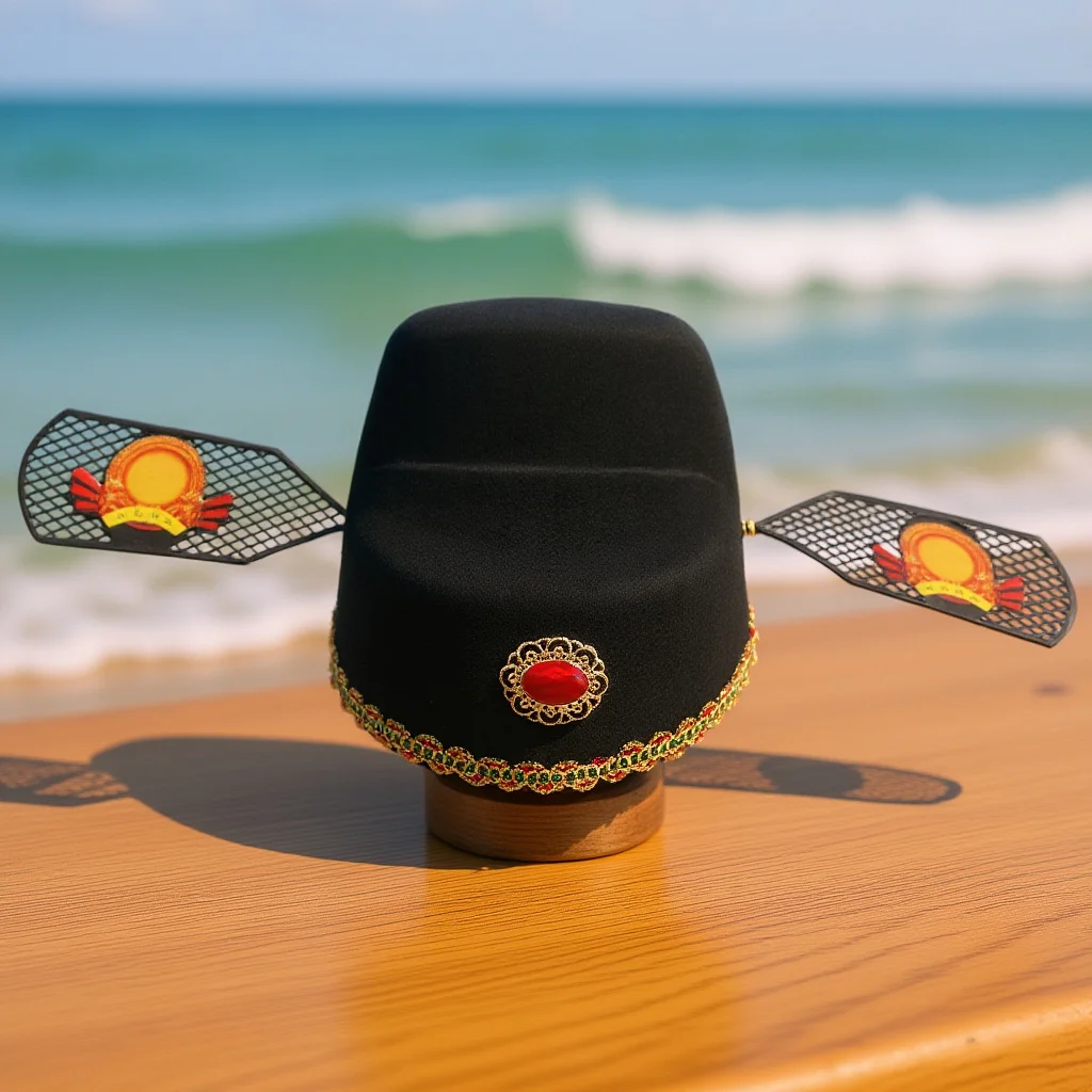 

Ancient Chinese Emperor Cosplay Hat Random Color Elegant Traditional Style Hat Prop for Party Performance Photo Decoration